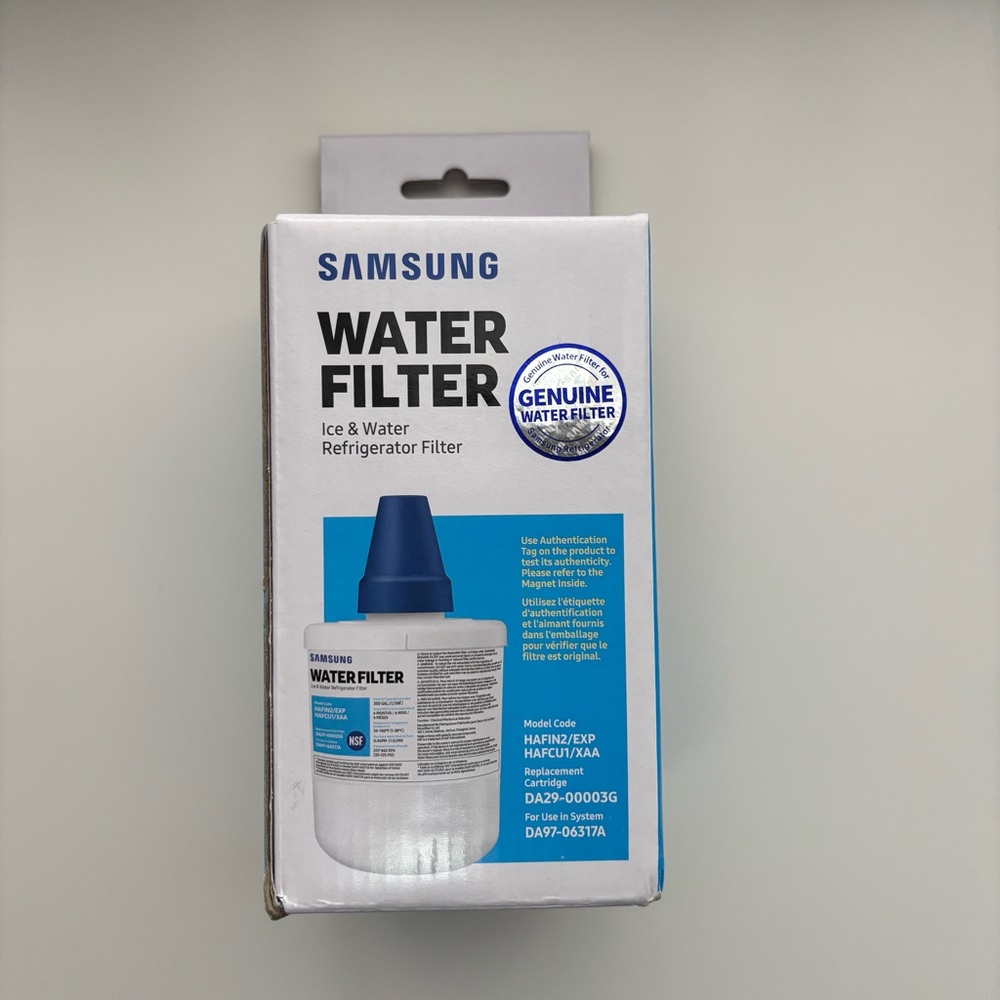 Samsung Blue Refrigerator Filter Box